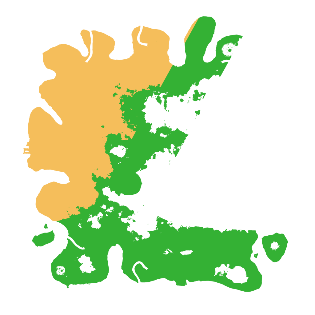 Biome Rust Map: Procedural Map, Size: 3500, Seed: 324235676