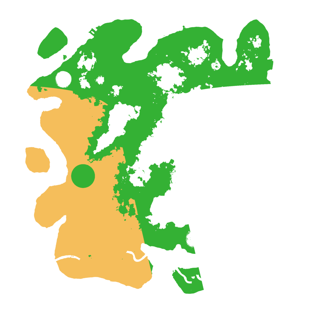 Biome Rust Map: Procedural Map, Size: 3500, Seed: 1659134976