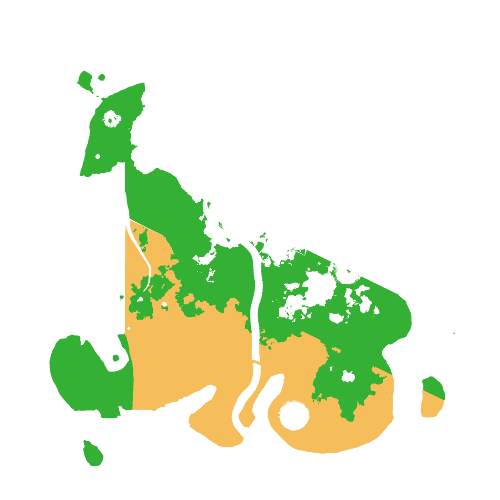 Biome Rust Map: Procedural Map, Size: 3000, Seed: 30966