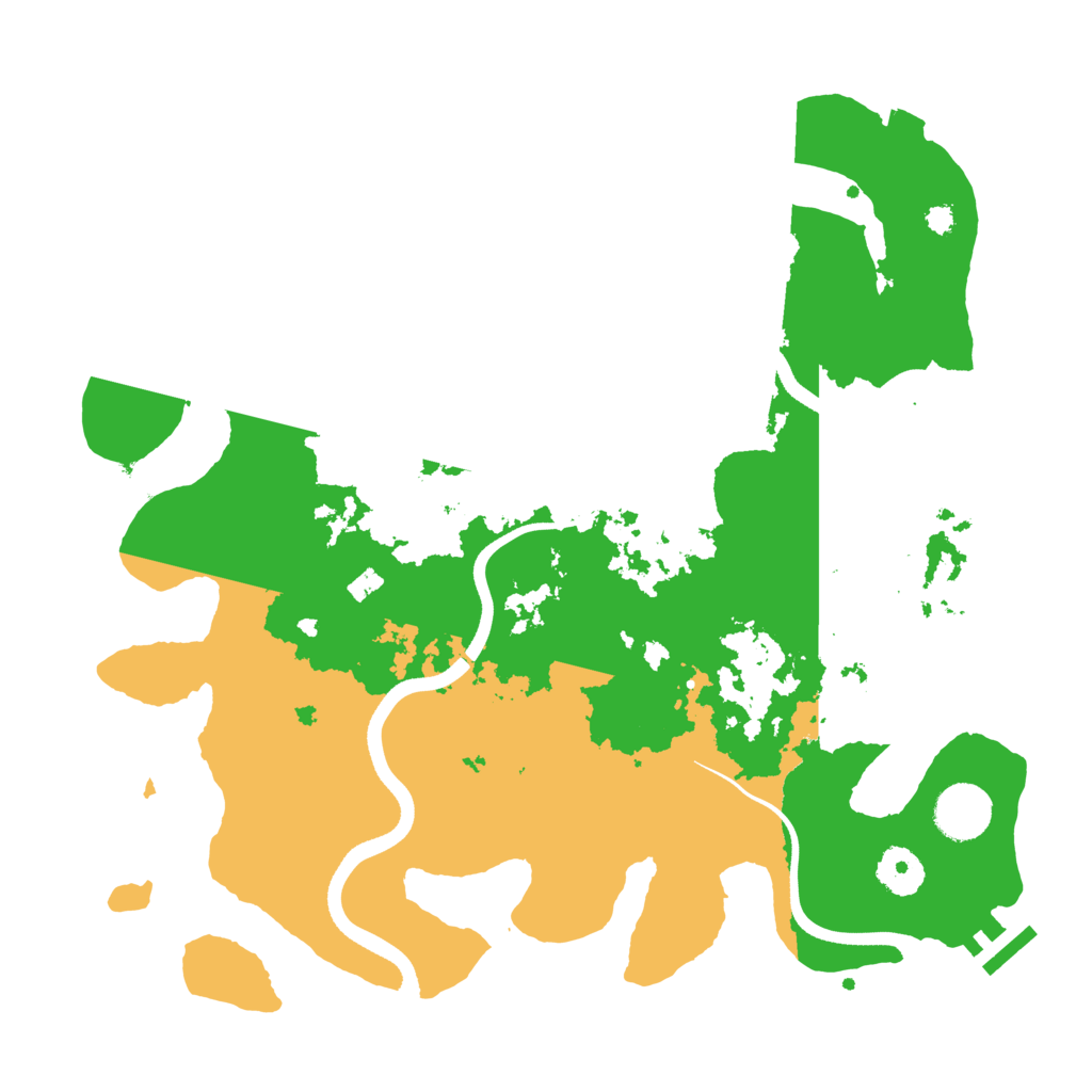 Biome Rust Map: Procedural Map, Size: 3500, Seed: 793989203