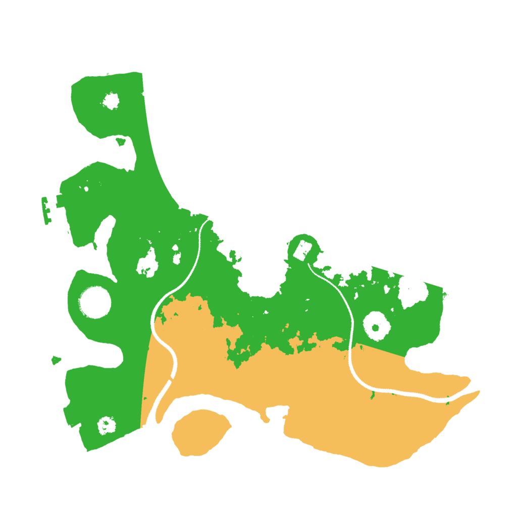 Biome Rust Map: Procedural Map, Size: 2854, Seed: 13825