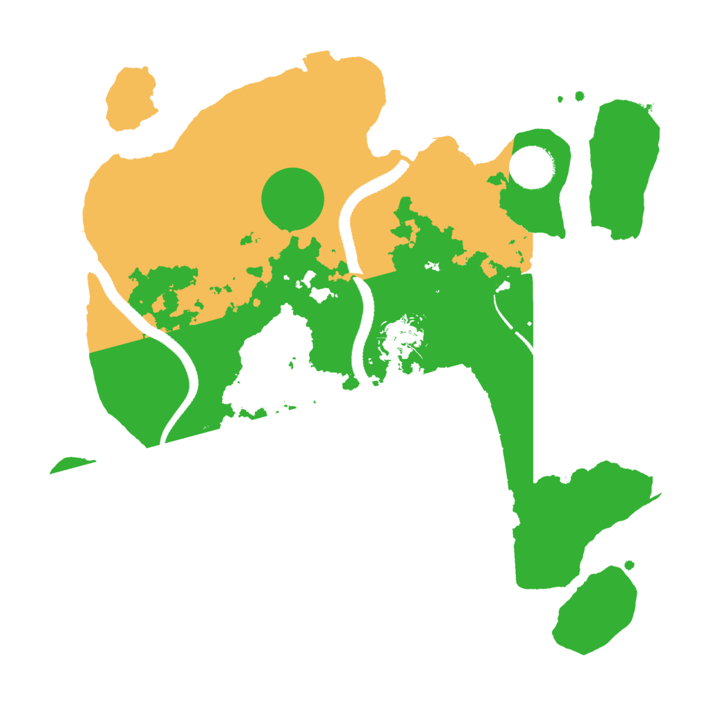 Biome Rust Map: Procedural Map, Size: 3000, Seed: 16899