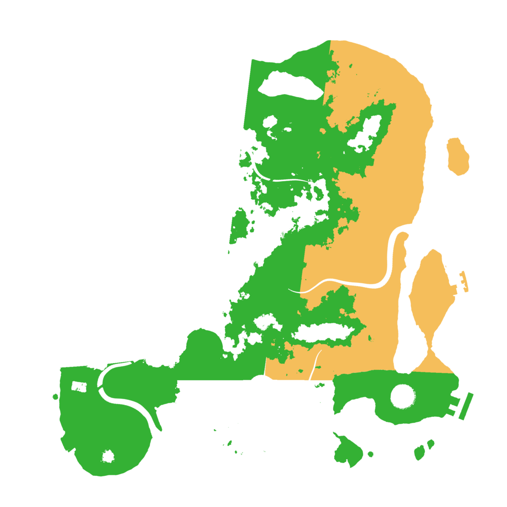Biome Rust Map: Procedural Map, Size: 3650, Seed: 1805938553