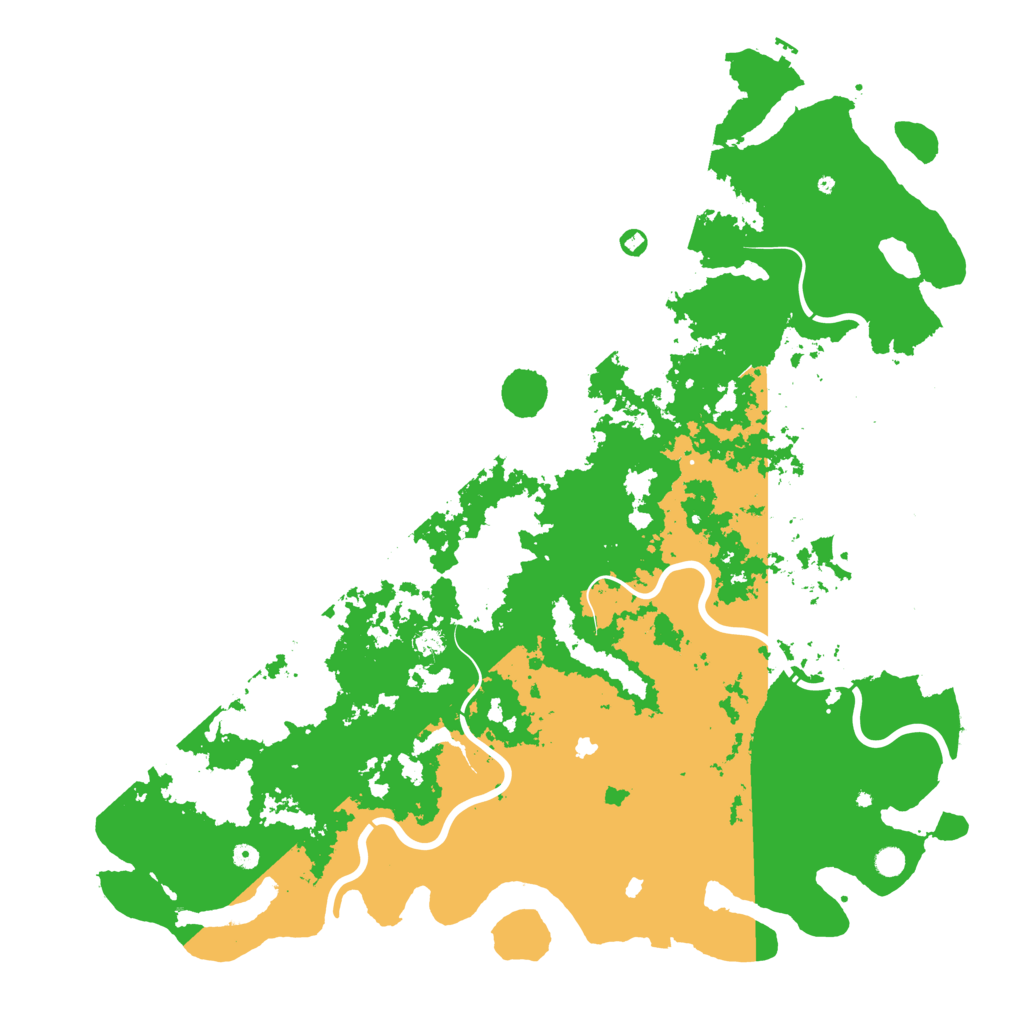 Biome Rust Map: Procedural Map, Size: 6000, Seed: 436538490