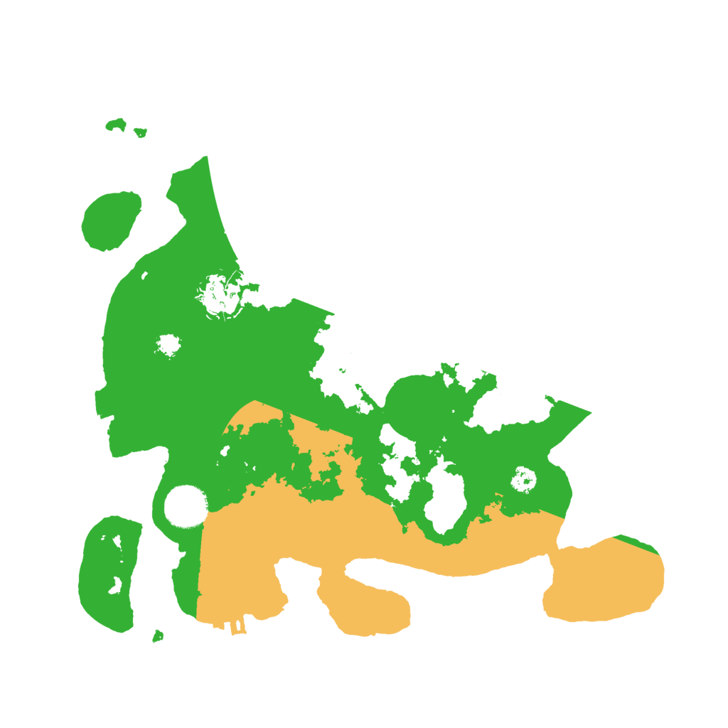 Biome Rust Map: Procedural Map, Size: 3000, Seed: 18987