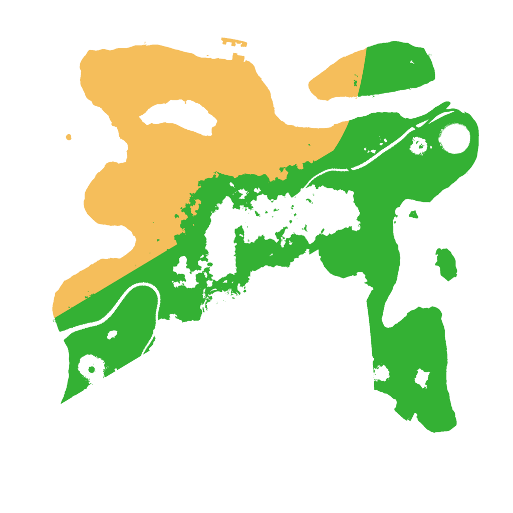 Biome Rust Map: Procedural Map, Size: 3000, Seed: 21153