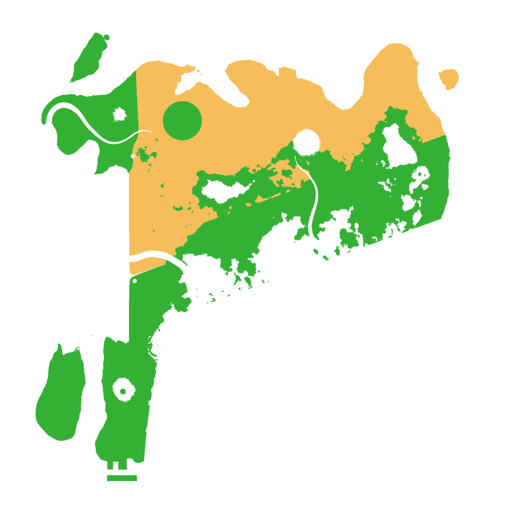 Biome Rust Map: Procedural Map, Size: 3500, Seed: 1698413307