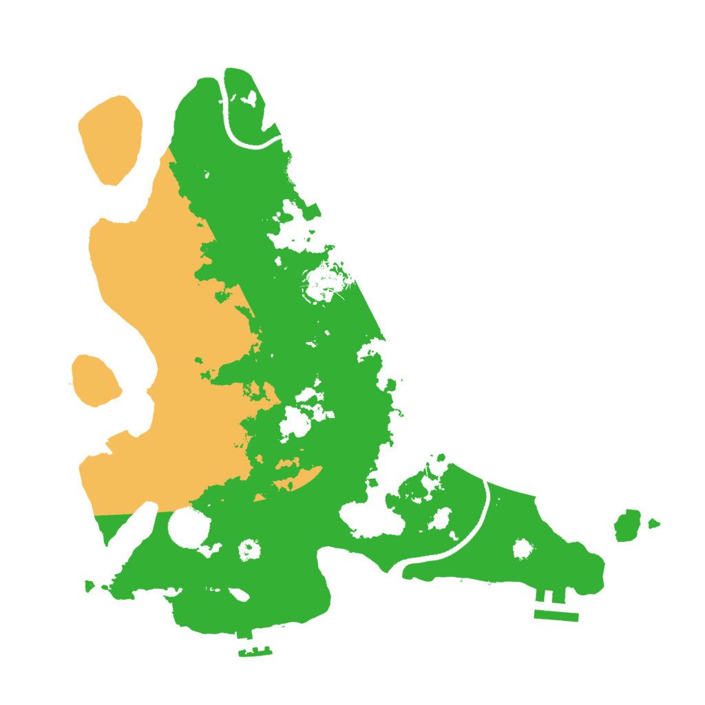 Biome Rust Map: Procedural Map, Size: 3200, Seed: 822044585
