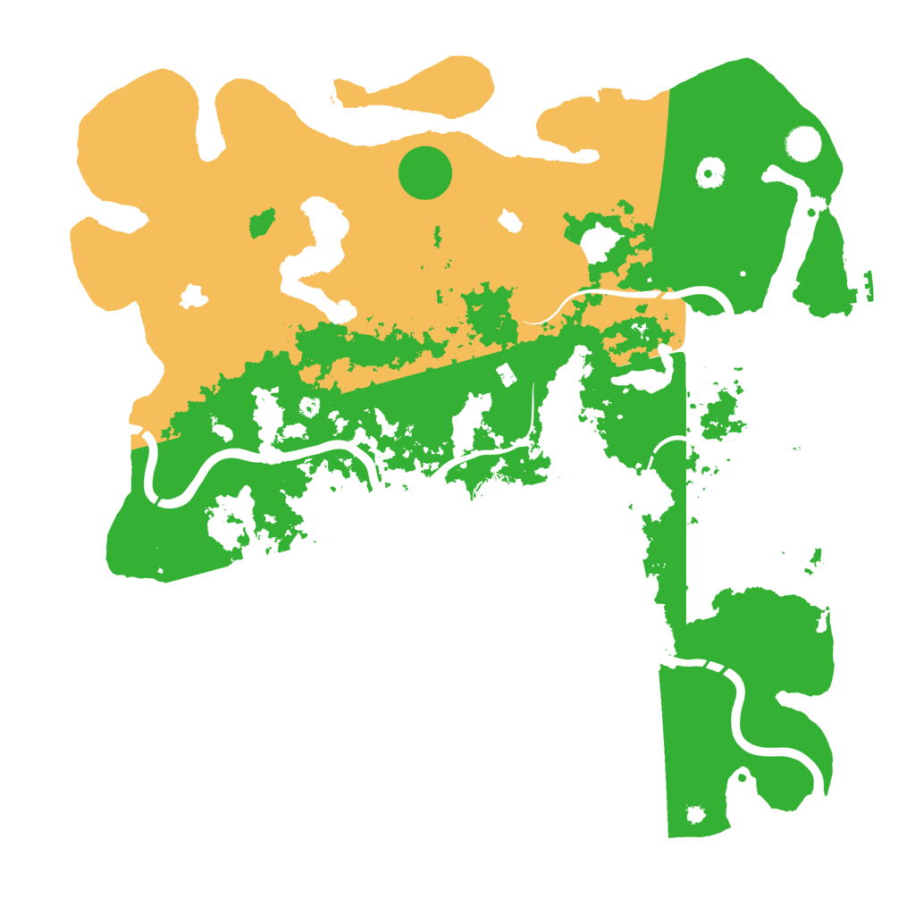 Biome Rust Map: Procedural Map, Size: 4500, Seed: 633789990