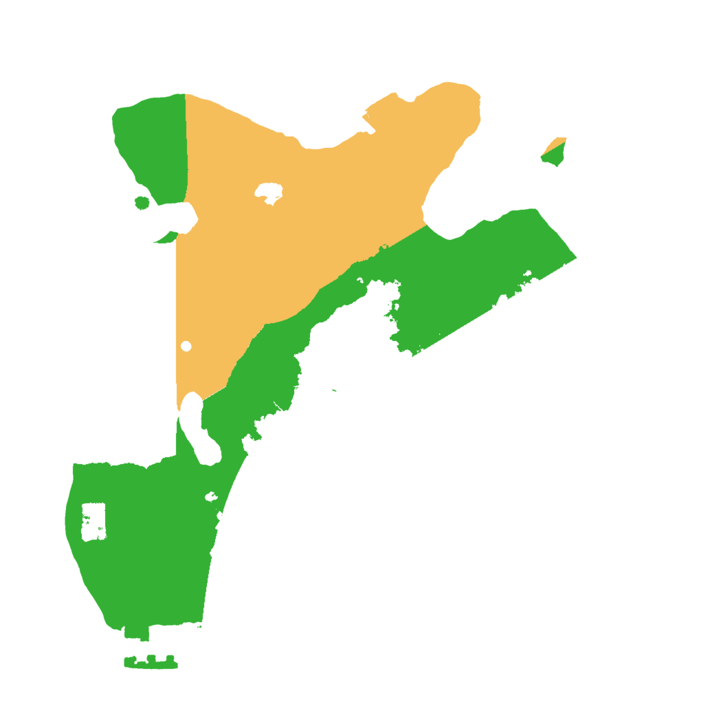 Biome Rust Map: Procedural Map, Size: 2000, Seed: 986877768