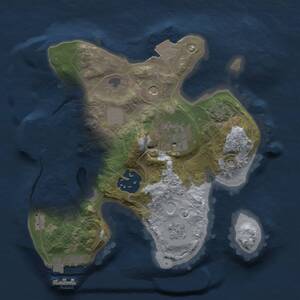 Thumbnail Rust Map: Procedural Map, Size: 2000, Seed: 986877768, 8 Monuments