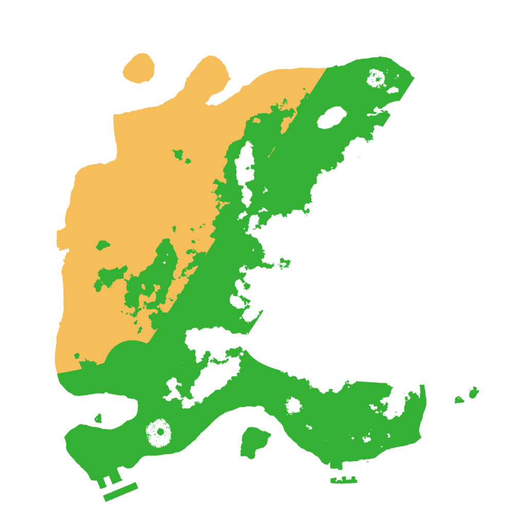 Biome Rust Map: Procedural Map, Size: 3000, Seed: 608104986