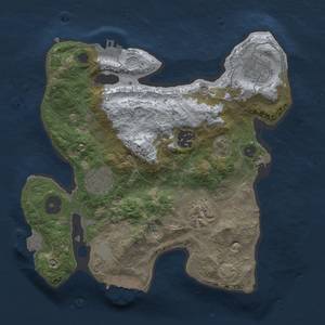 Thumbnail Rust Map: Procedural Map, Size: 2700, Seed: 1281749372, 11 Monuments