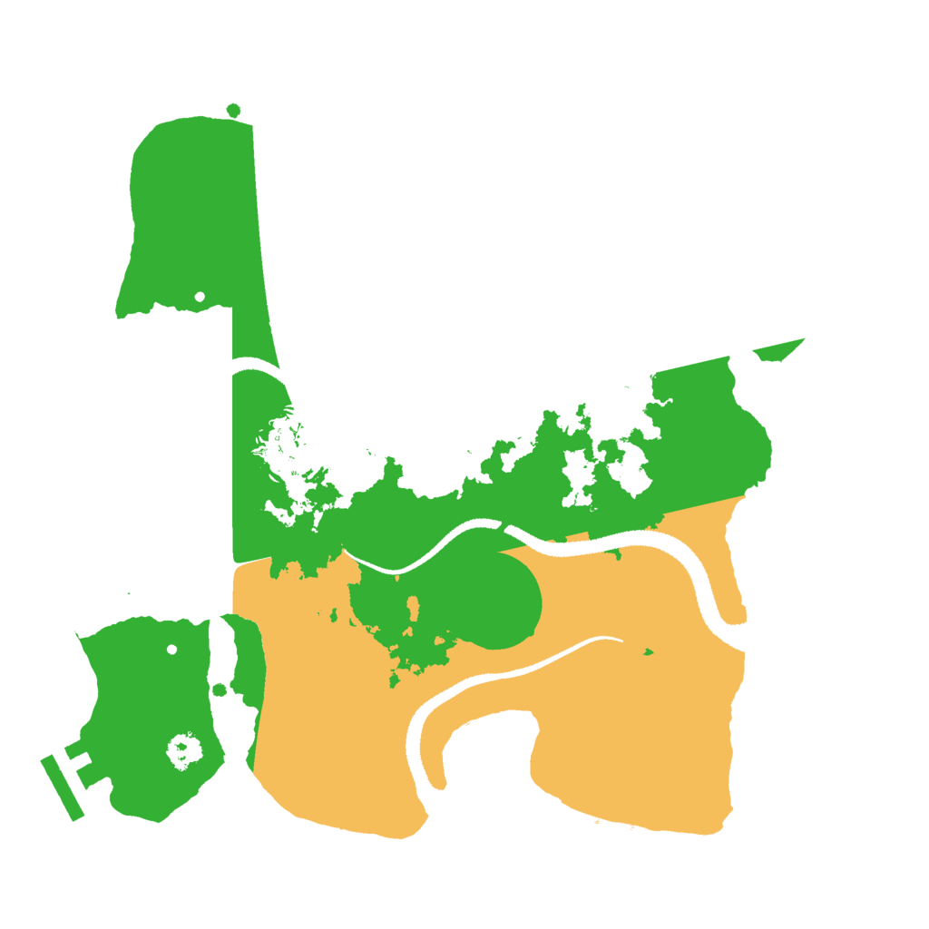 Biome Rust Map: Procedural Map, Size: 2700, Seed: 1281749372