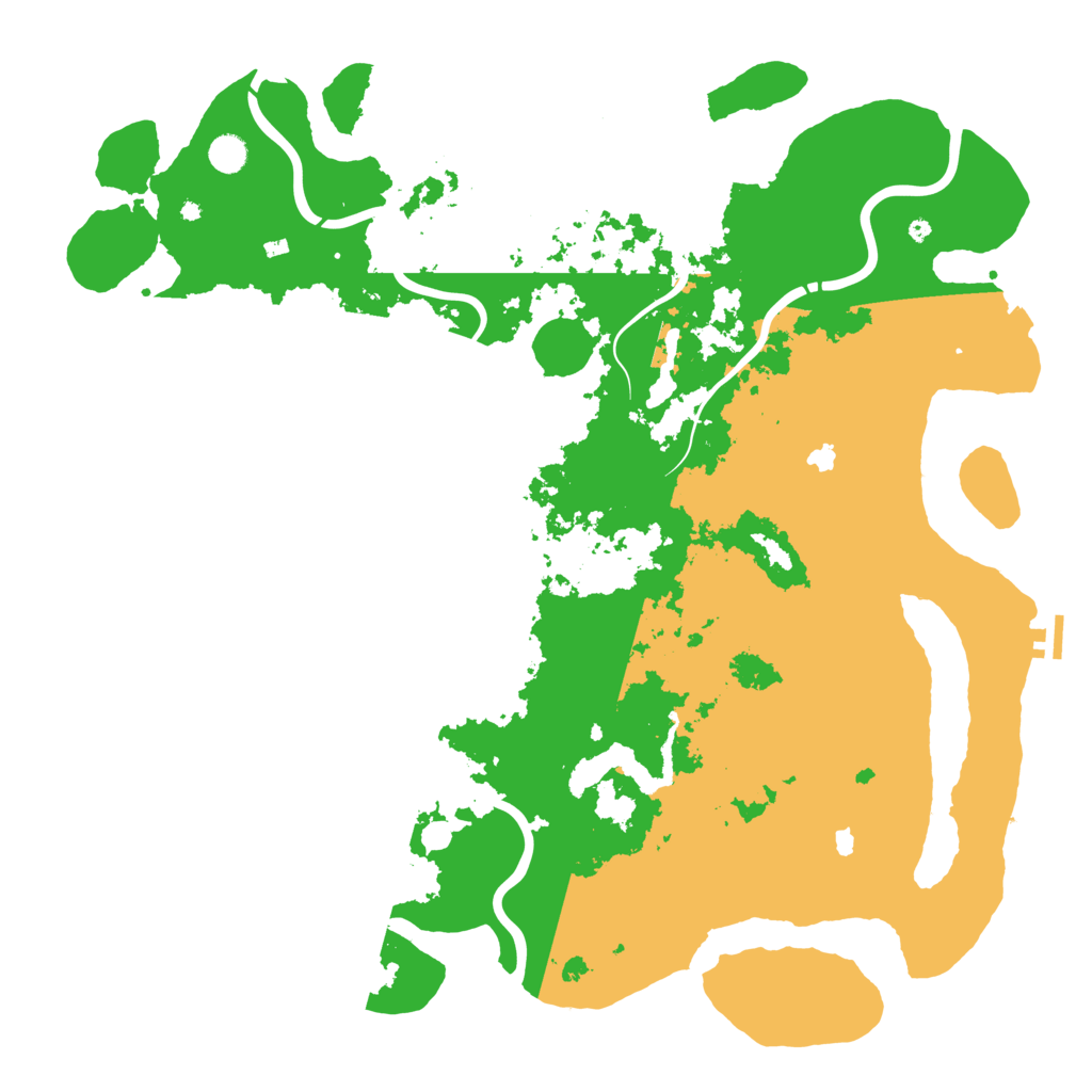 Biome Rust Map: Procedural Map, Size: 5000, Seed: 1125195995