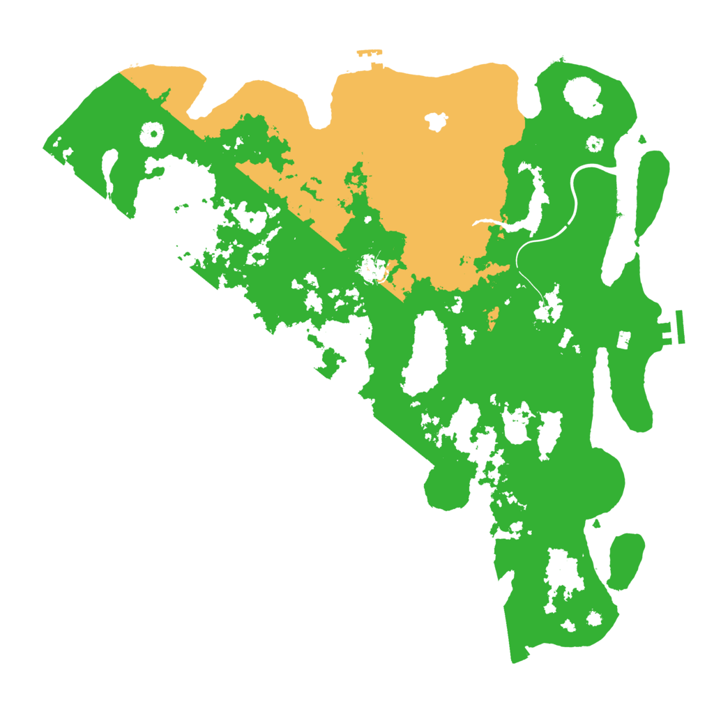 Biome Rust Map: Procedural Map, Size: 4300, Seed: 576428503