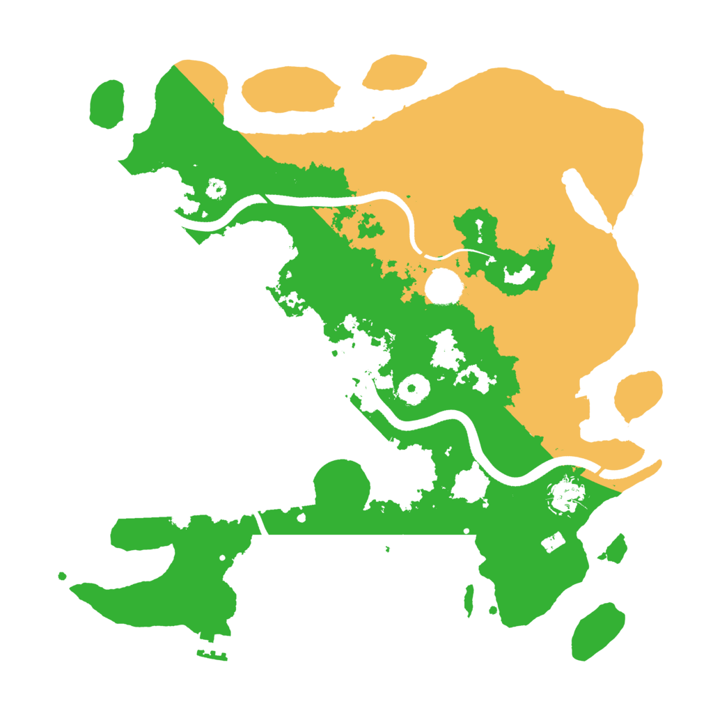Biome Rust Map: Procedural Map, Size: 3500, Seed: 861291610