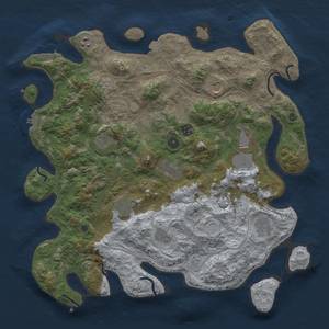 Thumbnail Rust Map: Procedural Map, Size: 4250, Seed: 77, 18 Monuments