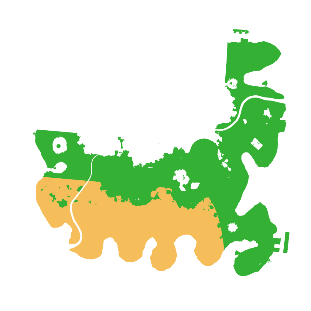 Biome Rust Map: Procedural Map, Size: 3000, Seed: 293087721
