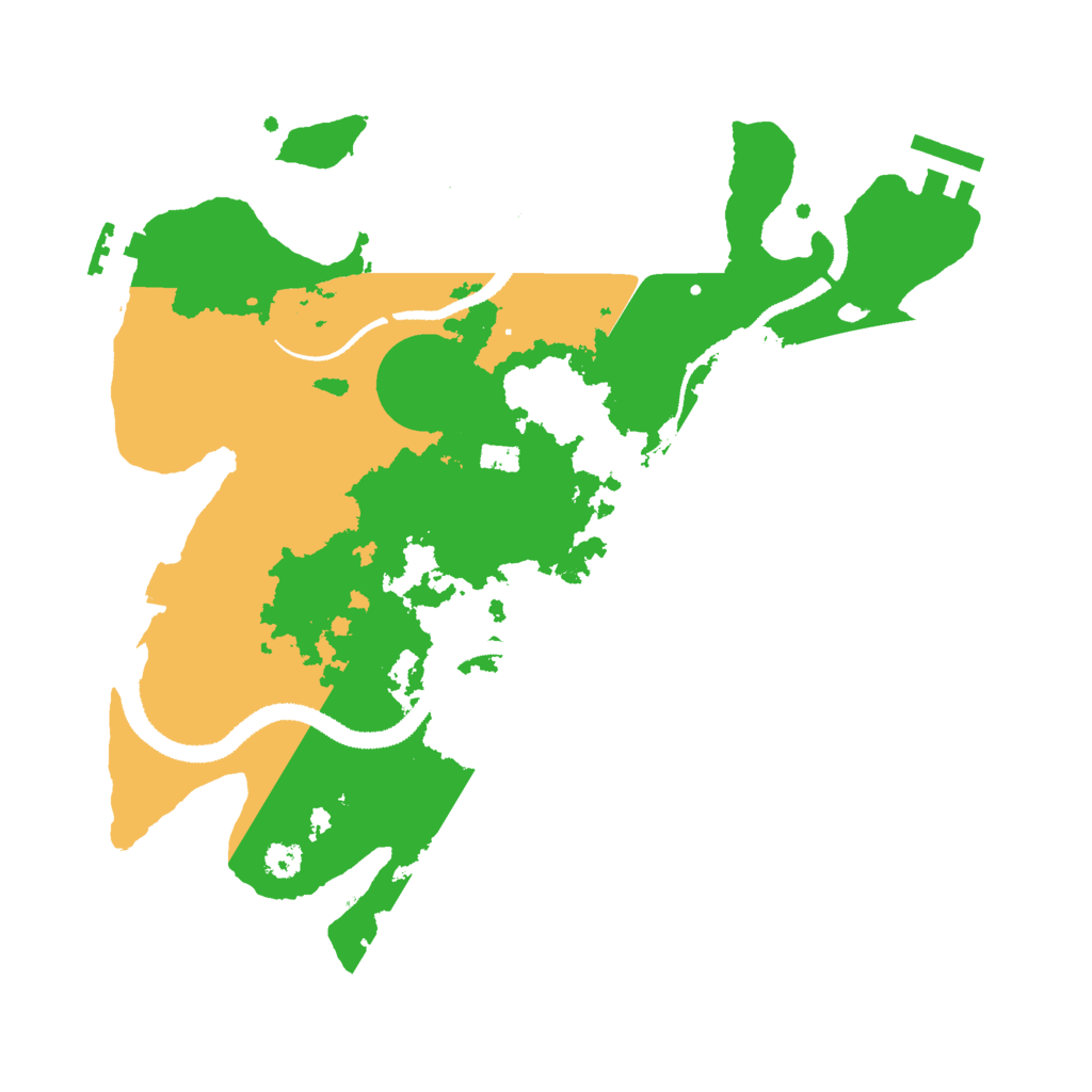 Biome Rust Map: Procedural Map, Size: 3000, Seed: 98429