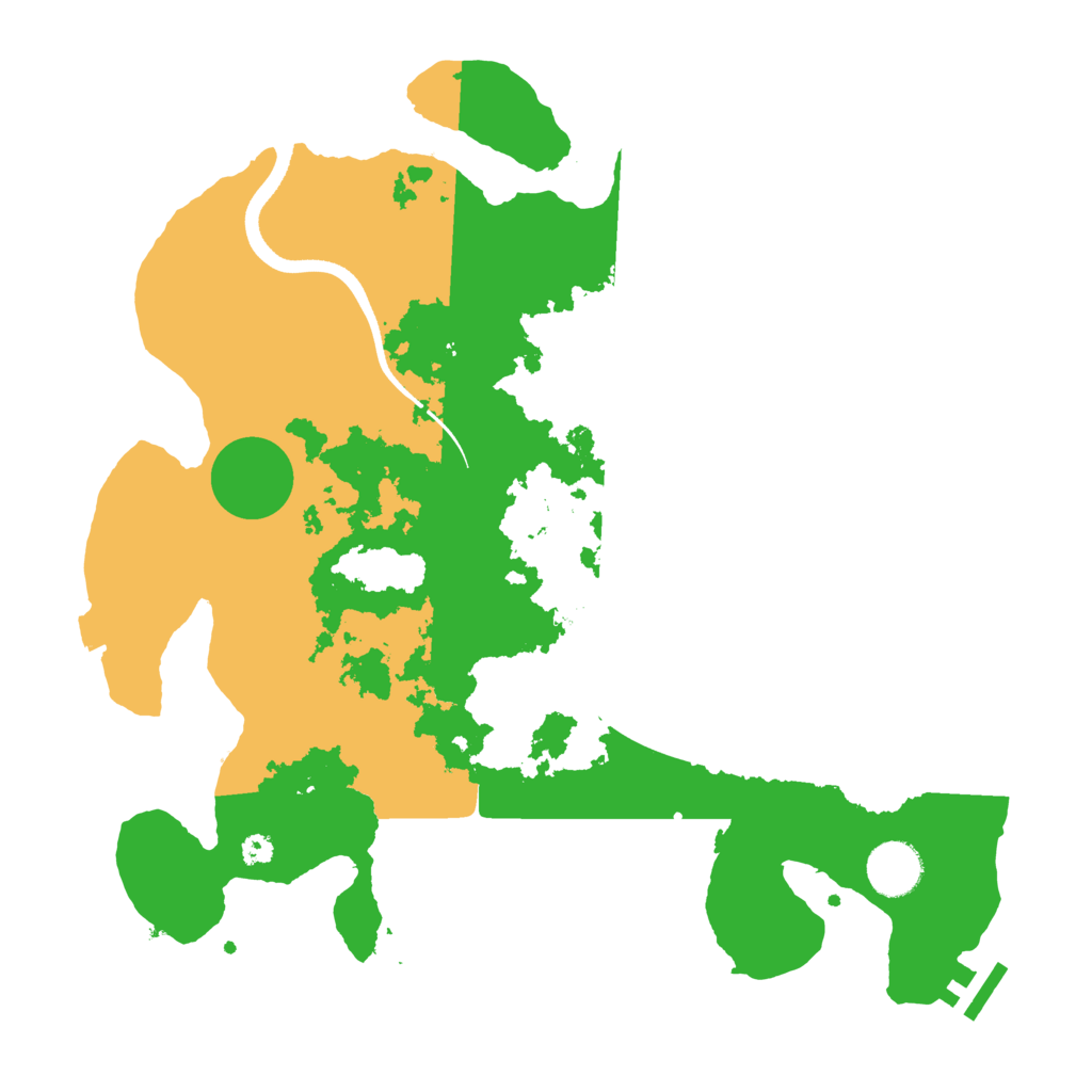 Biome Rust Map: Procedural Map, Size: 3500, Seed: 1802261706