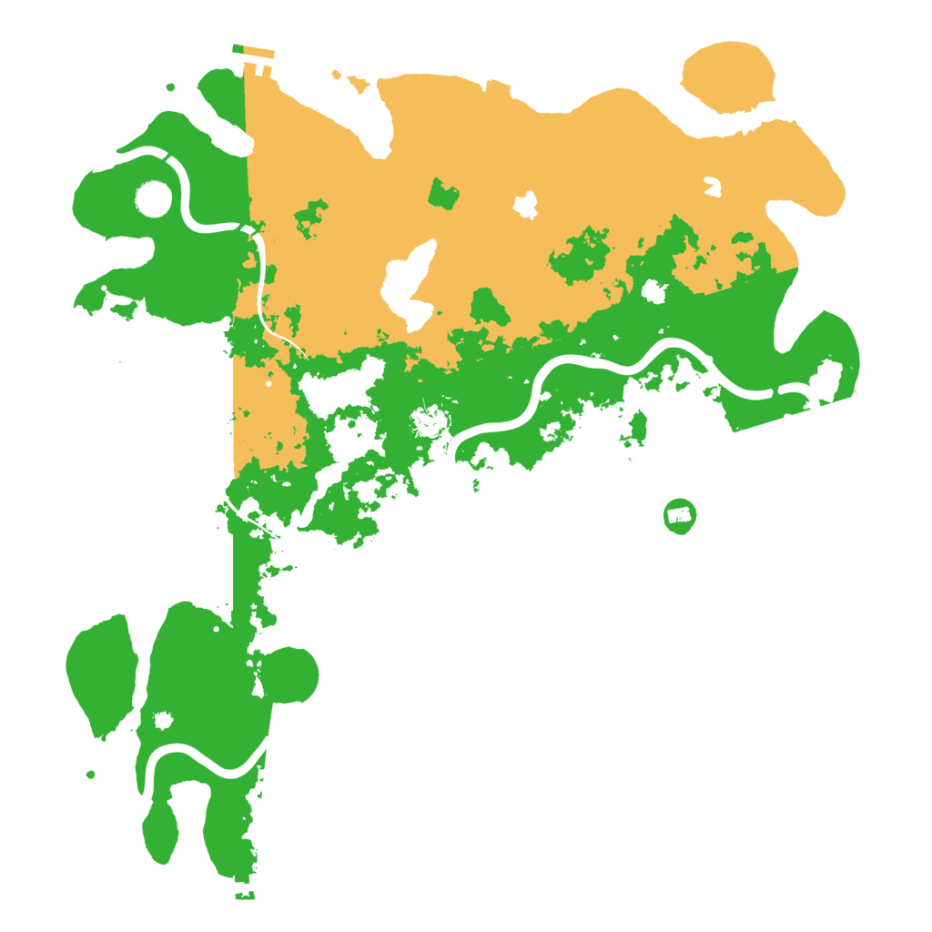 Biome Rust Map: Procedural Map, Size: 4500, Seed: 221112914