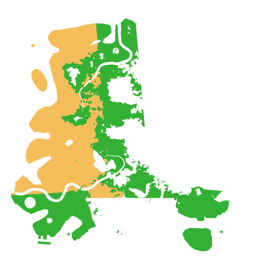 Biome Rust Map: Procedural Map, Size: 4200, Seed: 1969243396