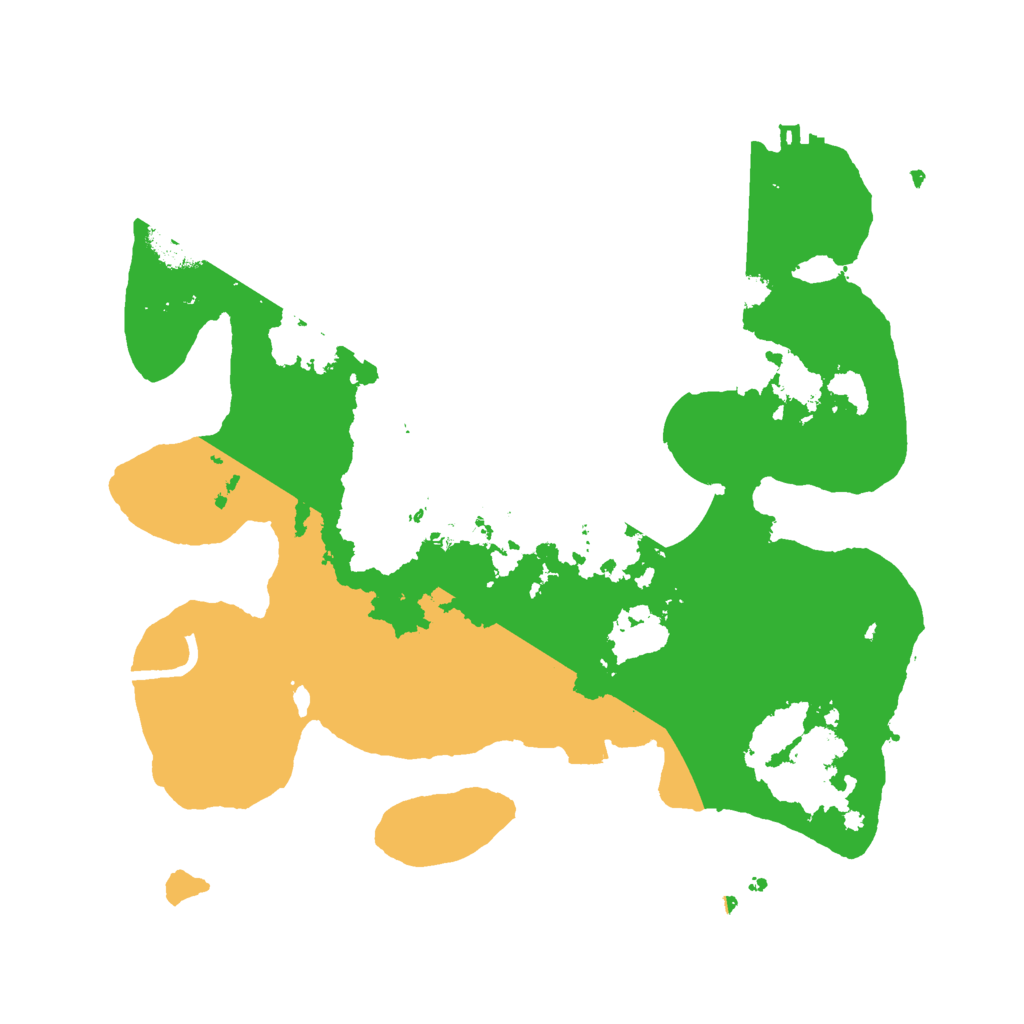 Biome Rust Map: Procedural Map, Size: 3000, Seed: 9423