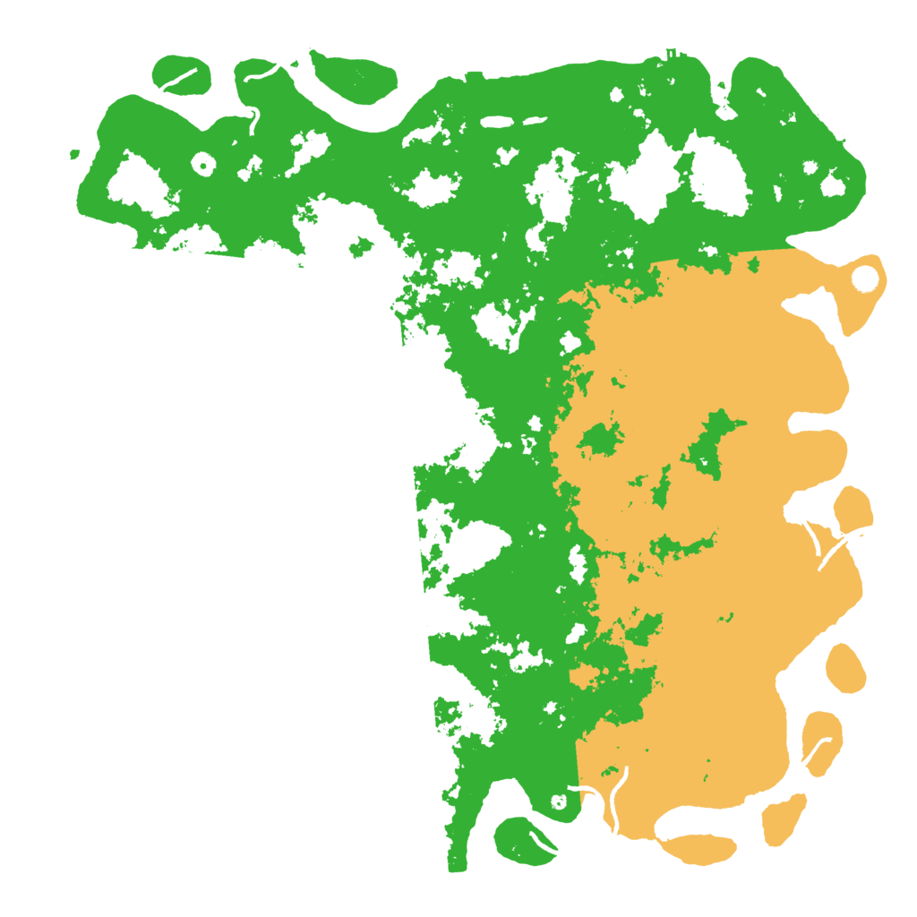 Biome Rust Map: Procedural Map, Size: 6000, Seed: 879965
