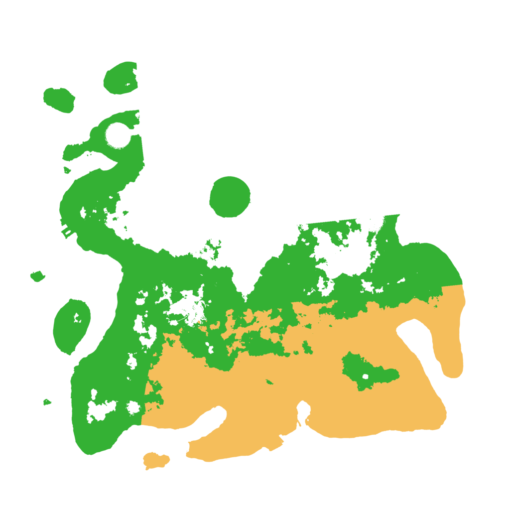 Biome Rust Map: Procedural Map, Size: 3500, Seed: 37889143