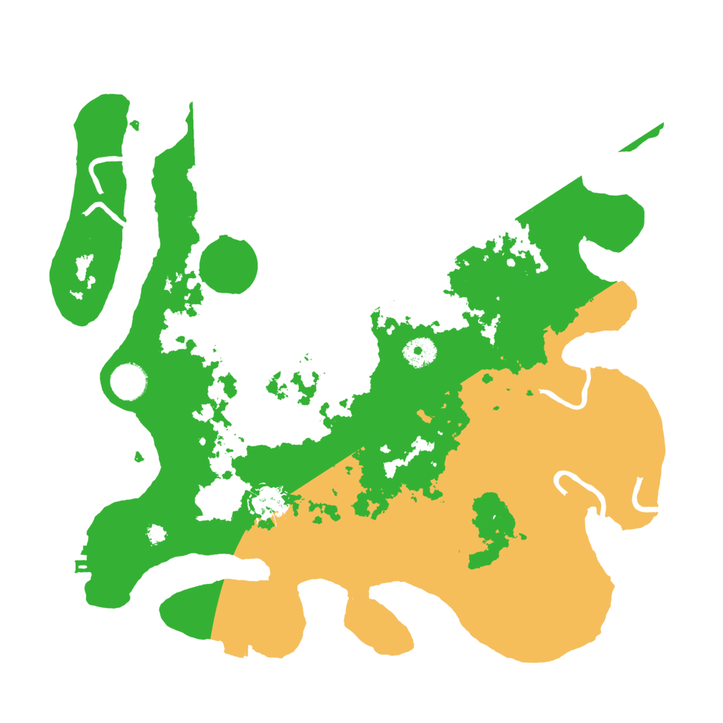 Biome Rust Map: Procedural Map, Size: 3500, Seed: 538154312