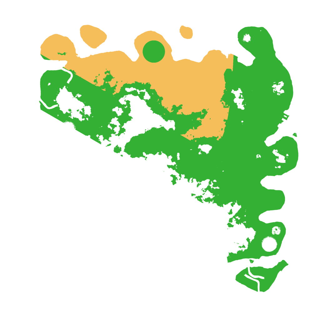 Biome Rust Map: Procedural Map, Size: 3800, Seed: 311222