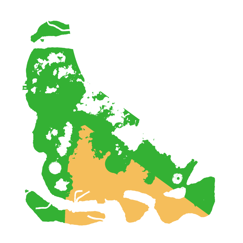 Biome Rust Map: Procedural Map, Size: 3500, Seed: 2058612902
