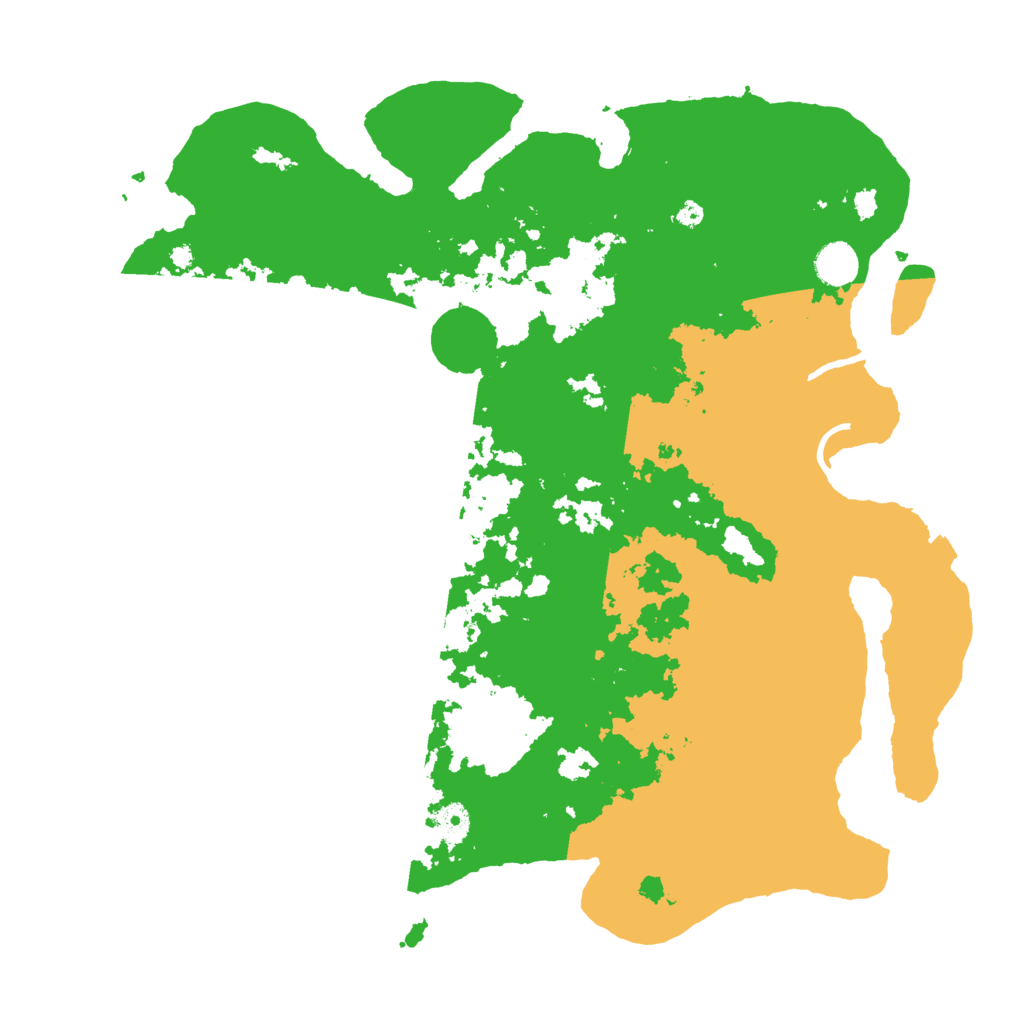 Biome Rust Map: Procedural Map, Size: 4200, Seed: 45757575