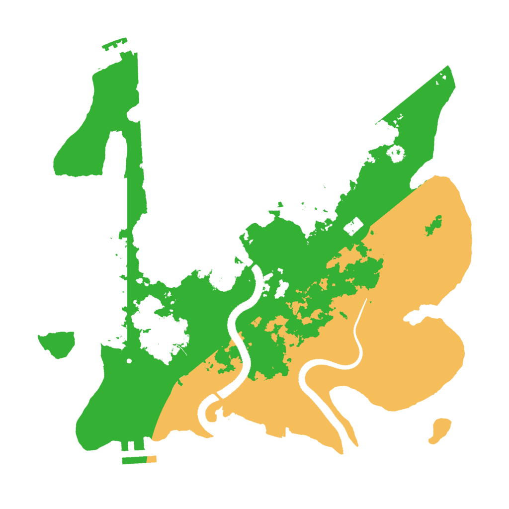 Biome Rust Map: Procedural Map, Size: 3000, Seed: 1522