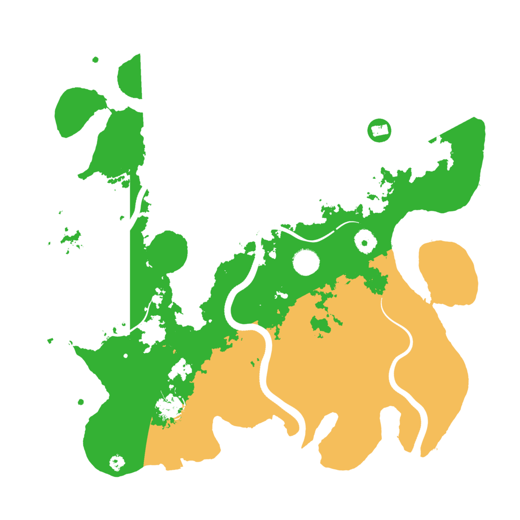 Biome Rust Map: Procedural Map, Size: 3500, Seed: 1378105588