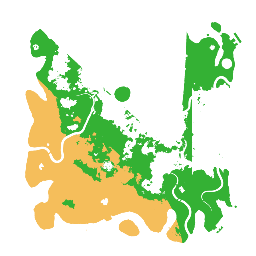 Biome Rust Map: Procedural Map, Size: 4500, Seed: 411439300