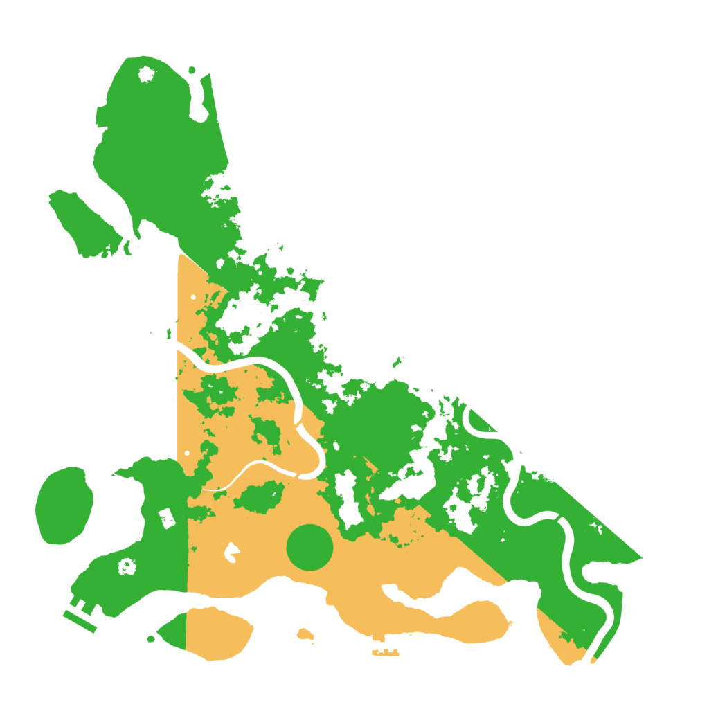 Biome Rust Map: Procedural Map, Size: 4000, Seed: 164586