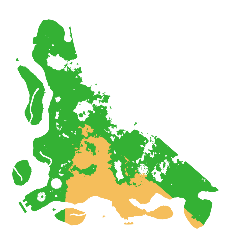 Biome Rust Map: Procedural Map, Size: 4000, Seed: 164586