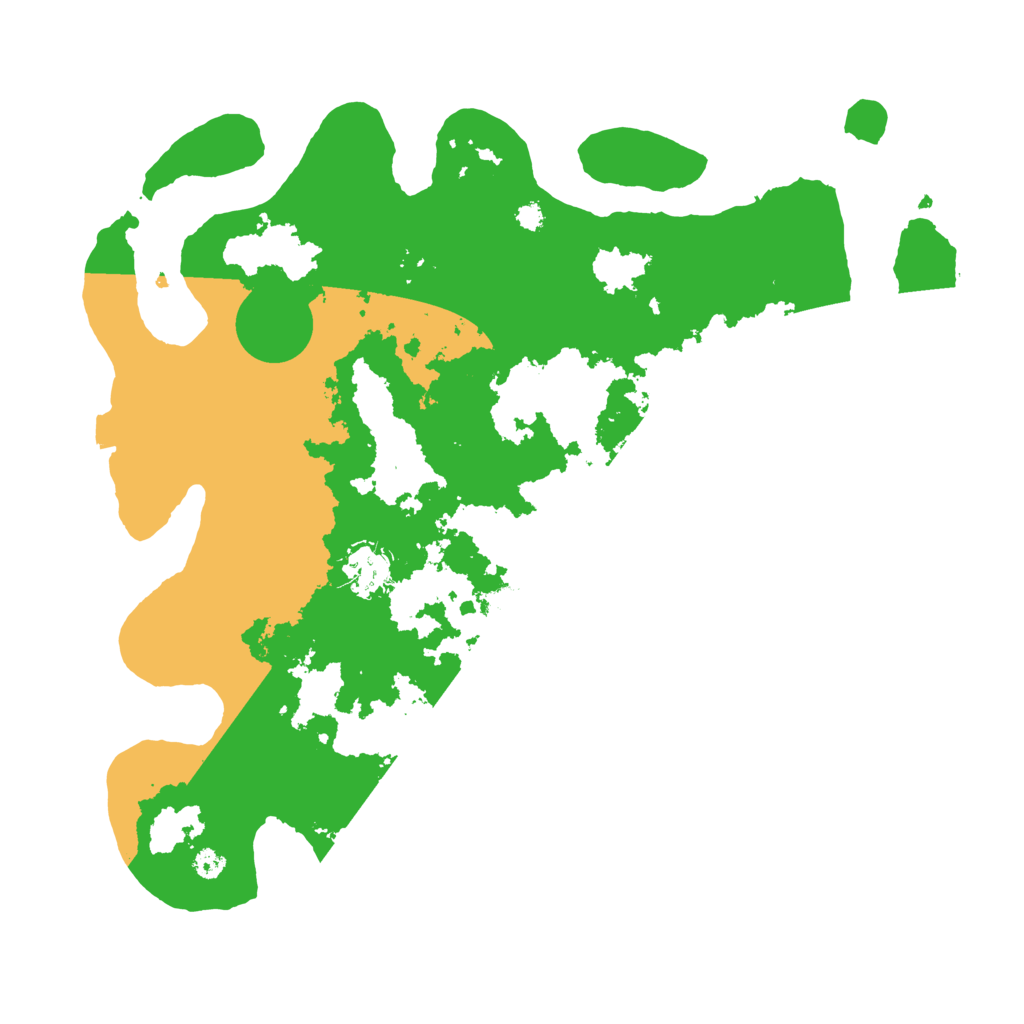 Biome Rust Map: Procedural Map, Size: 3500, Seed: 77789865