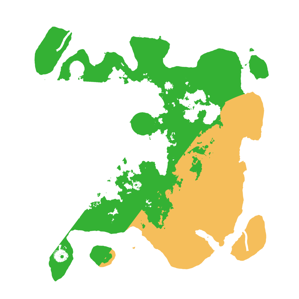 Biome Rust Map: Procedural Map, Size: 3500, Seed: 7489754
