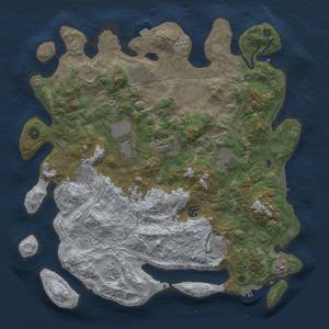 Thumbnail Rust Map: Procedural Map, Size: 4250, Seed: 1999, 19 Monuments