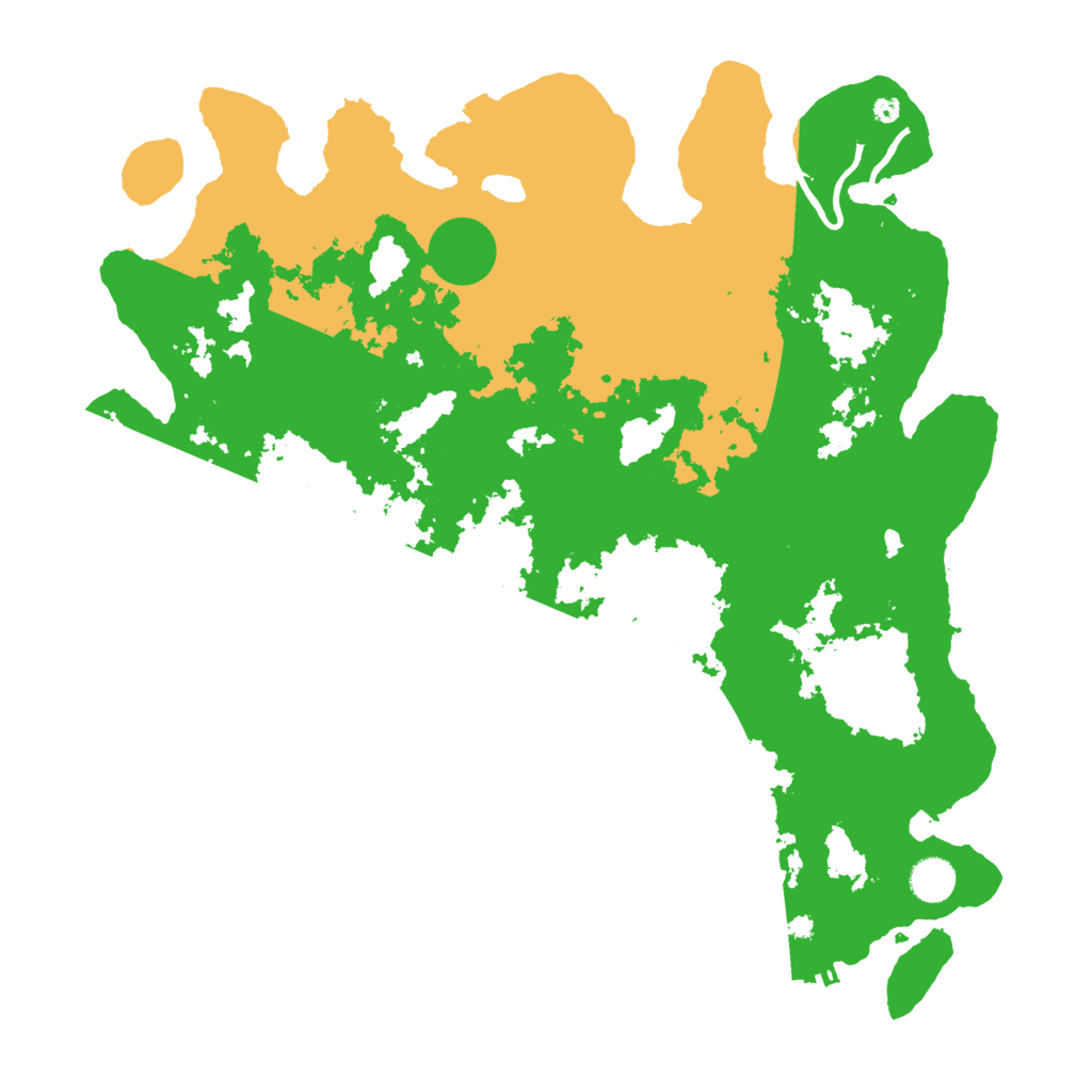 Biome Rust Map: Procedural Map, Size: 4250, Seed: 1999