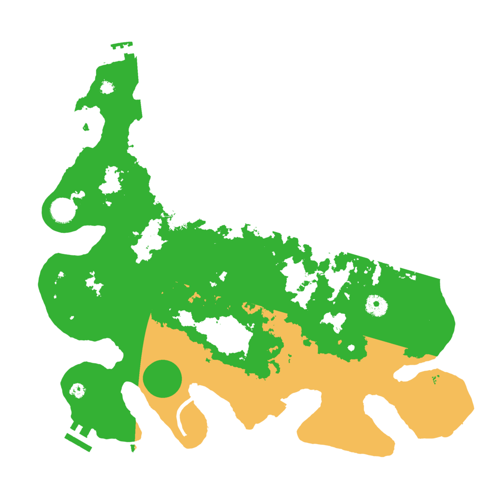 Biome Rust Map: Procedural Map, Size: 3500, Seed: 1910816154
