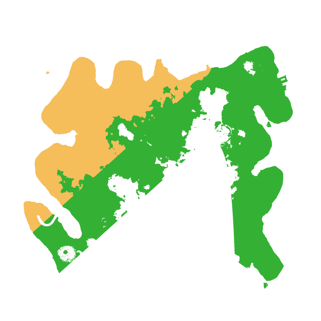 Biome Rust Map: Procedural Map, Size: 3000, Seed: 9927