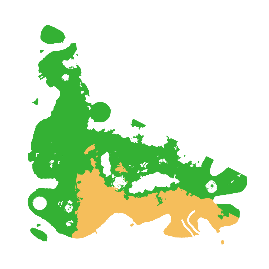Biome Rust Map: Procedural Map, Size: 3500, Seed: 68997