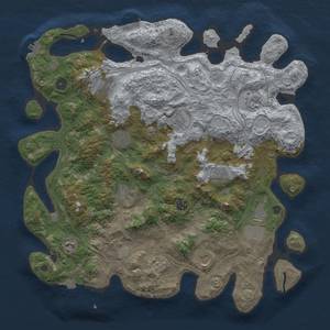 Thumbnail Rust Map: Procedural Map, Size: 4250, Seed: 924100924, 19 Monuments