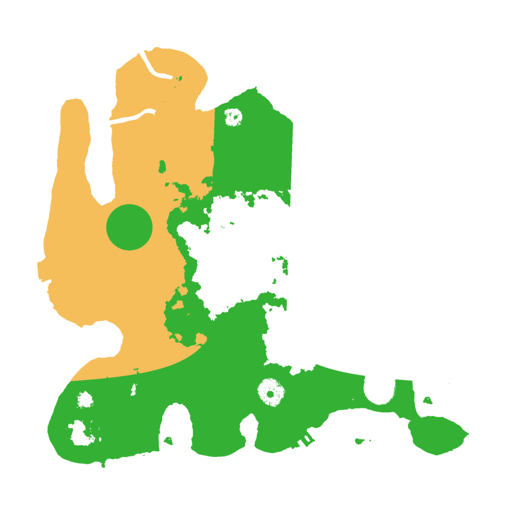 Biome Rust Map: Procedural Map, Size: 3000, Seed: 24576