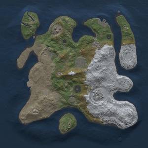 Thumbnail Rust Map: Procedural Map, Size: 3000, Seed: 95152233, 12 Monuments