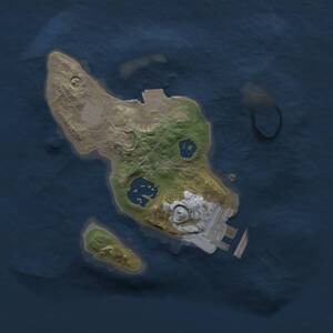 Thumbnail Rust Map: Procedural Map, Size: 1800, Seed: 722495811, 3 Monuments